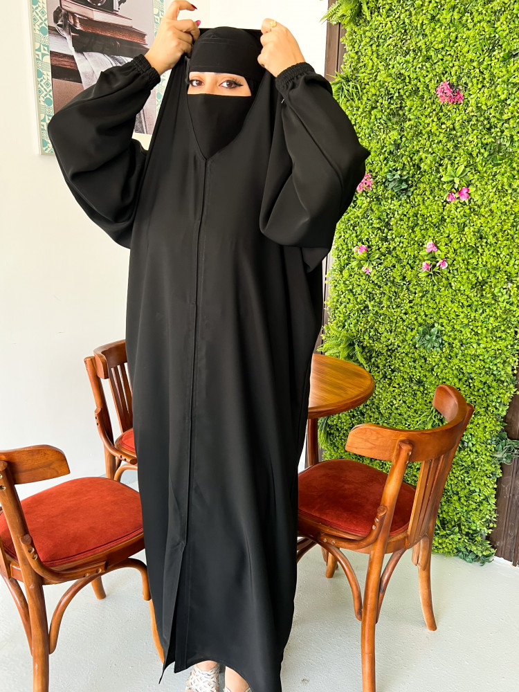 عباية راس بلاك بيري بازرار من الامام بكم مغاط