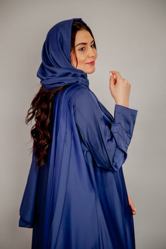 عباية ازرق غامق